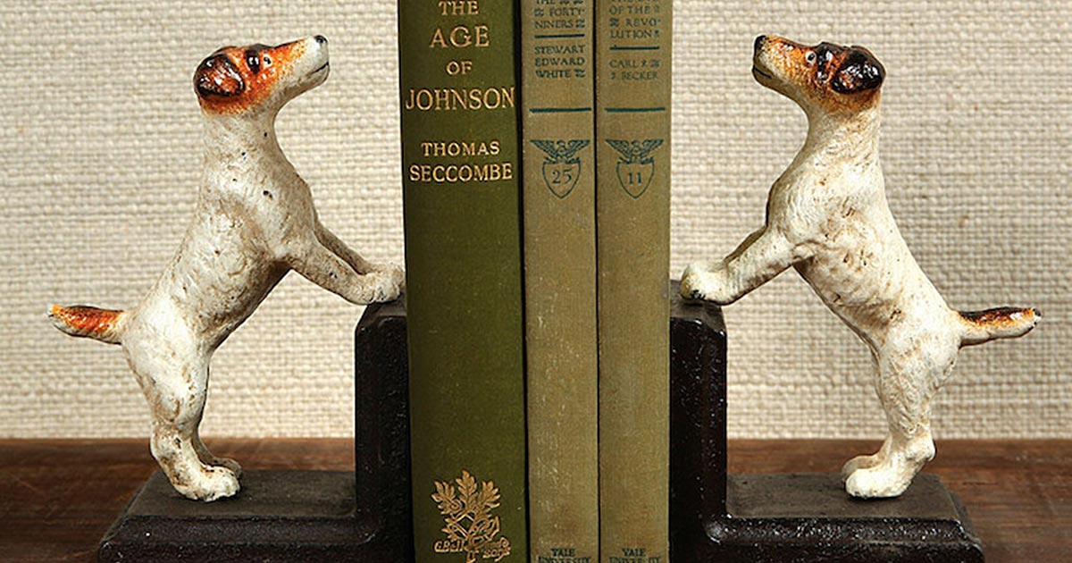 dog bookends