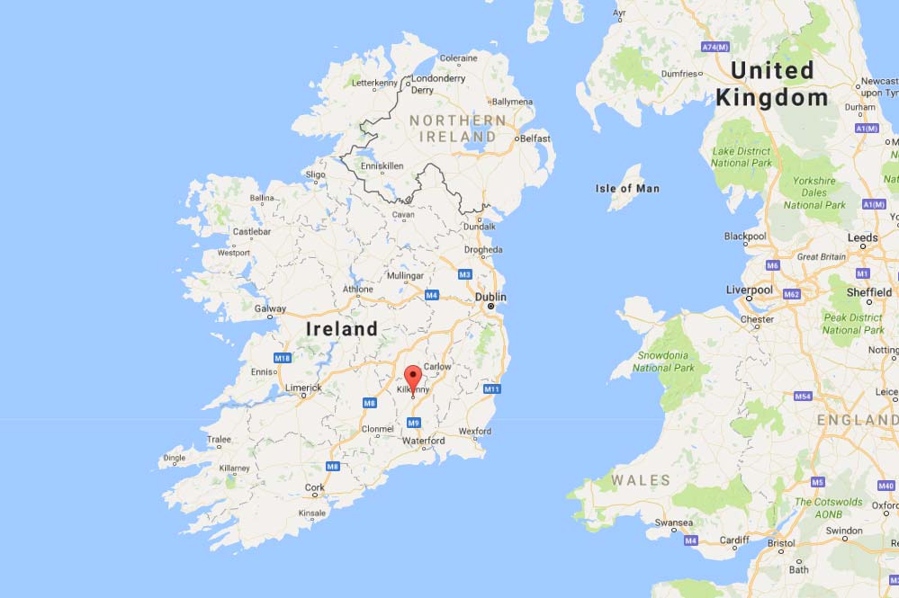 Map Of Kilkenny OPT 